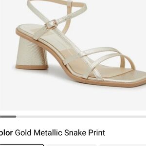 Dolce Vita gold sandals